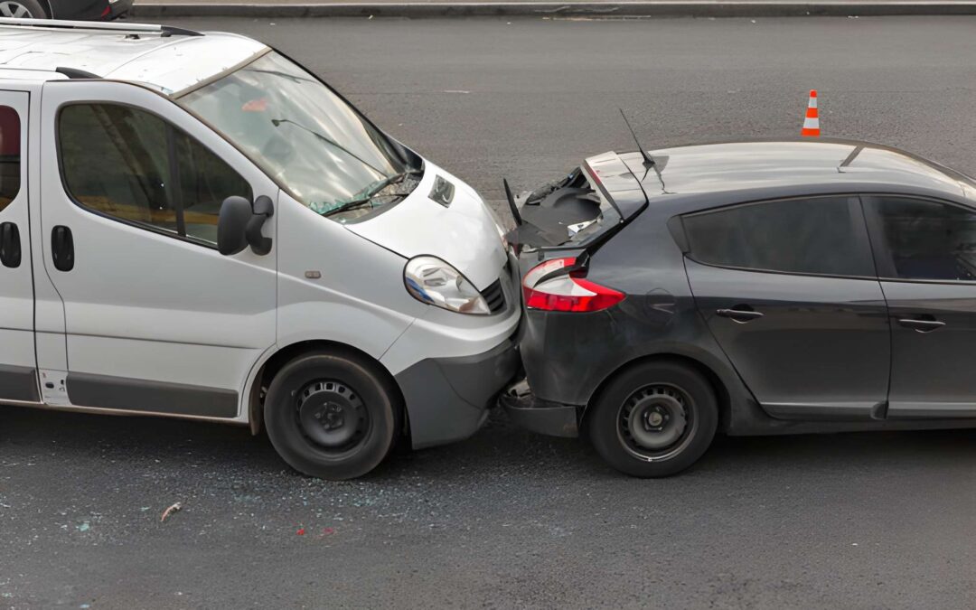 Accidente por choque por detrás